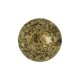 Les perles par Puca® Cabochon 14mm Metallic mat old gold spotted 23980/65322